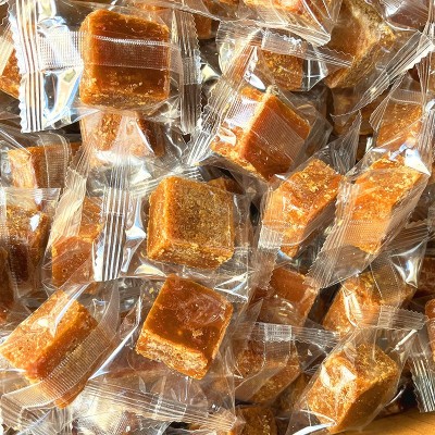 云南甘蔗红糖独立包装 纯手工古法老红糖块黑糖整箱20斤散装批发2箱图3