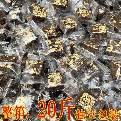 云南古法黑糖块独立包装红糖姜茶玫瑰甘蔗老红糖整箱20斤散装批发2箱图2