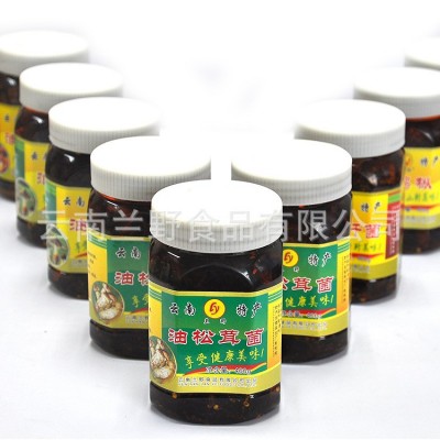 【兰野食品】油鸡枞菌 松茸菌 牛肝菌460g/瓶*3 2盒图2