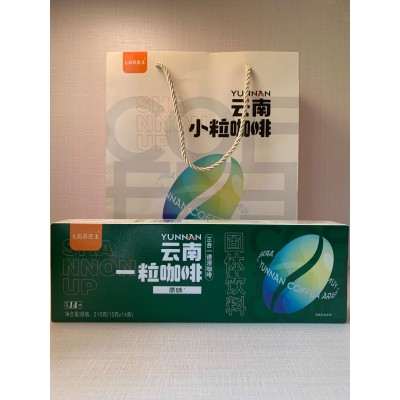 七彩乔庄主 云南小粒咖啡 三合一速溶咖啡210g 送礼好品2盒图5