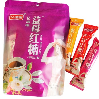 亿满源180克女生红糖姜茶批发阿胶益母大枣红糖独立包装10袋/包 10包图3