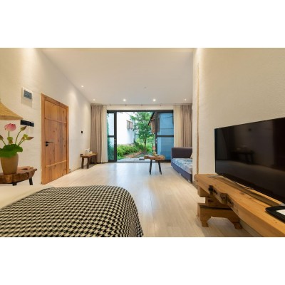 牧云院|正面观湖景+花园|LOFT温馨双床房图5