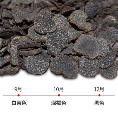 批发云南特产块菌猪拱菌食用菌菇干货成熟贡山黑松露FD冻干松露片1件图2