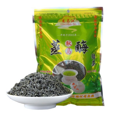 龙马江耿马蒸酶茶袋装180g云南特产大叶种蒸青绿茶叶鲜爽回甜2袋