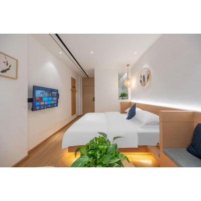 舒适精致大床房（空调+电热毯+酒店提供自助洗衣房）图1