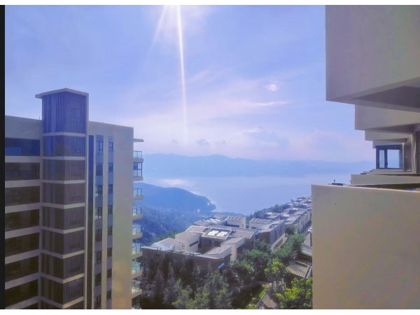 云畔·园景·侧湖景亲子大床公寓