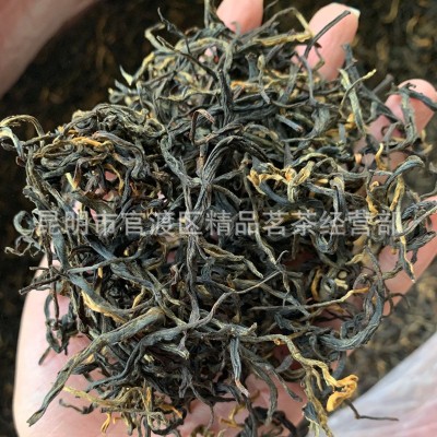 当季 500g荒野大条凤庆红茶 大叶种滇红茶散茶整件批发      30斤图2