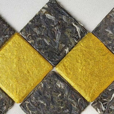 云南普洱茶生茶小饼茶勐库冰岛古树茶生普薄片方片现货批发7克   2斤图4