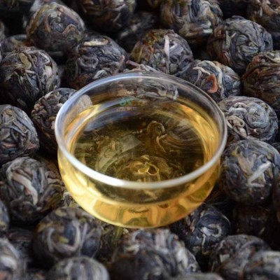 云南临沧冰岛普洱茶生茶古树龙珠沱茶小颗粒散装茶生普口粮茶500g  2斤图3