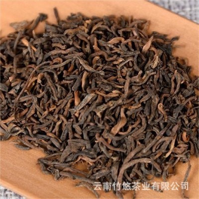 批发云南普洱茶 勐海金芽宫廷 古树金芽散茶 陈年老熟茶 普洱熟茶       2斤图2