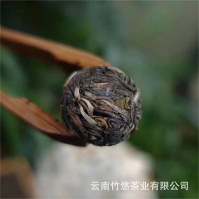 云南生普茶叶普洱生茶冰岛春茶龙珠小饼手工制作生普洱茶散茶批发      1斤图4