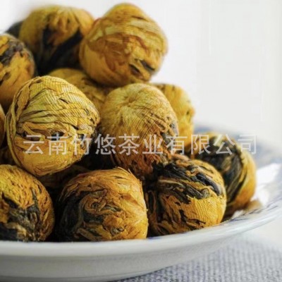 云南凤庆滇红茶菊花茶绣球龙珠茶蜜香金芽金丝皇菊手工茶现货批发      2斤