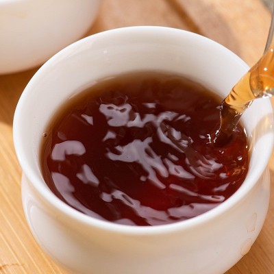云南普洱茶熟茶陈布熟普布朗山古树茶勐海茶叶七子饼357g包装批发      1饼图3