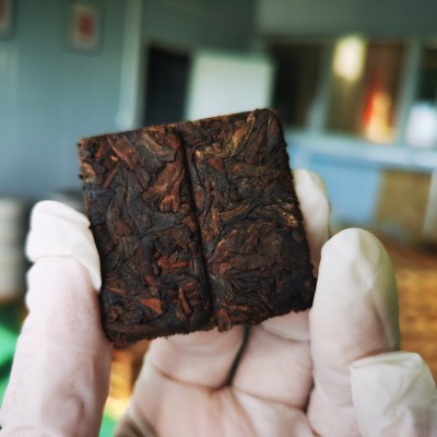 临沧普洱茶熟普冰岛熟茶8克方片包装源头工厂茶叶批发茶砖      1件图4