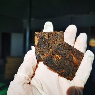 临沧普洱茶熟普冰岛熟茶8克方片包装源头工厂茶叶批发茶砖      1件图3