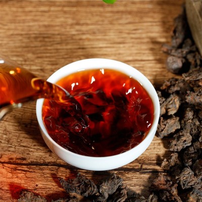 云南普洱茶金芽熟茶冰岛古树茶老茶头熟茶普洱熟普小沱茶叶批发      1盒图3