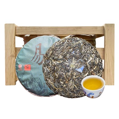 龙芮茶 易武正山 云南七子饼357gX14普洱生茶古树纯料 云南七子饼     1饼图5