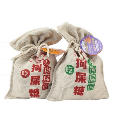 现货批发 云南特色休闲食品狗屎糖 桂花原味花生酥糖300g布袋装       2袋图5
