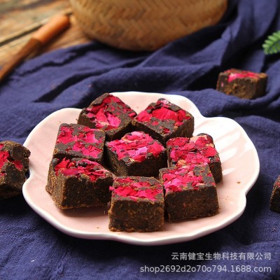云南黑糖批发红糖姜茶老姜黑糖玫瑰大枣桂花黑糖20斤/件可拼箱2件图5