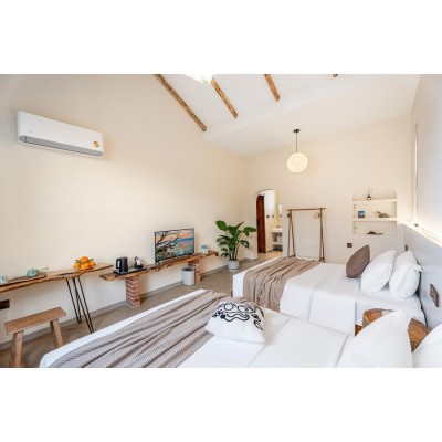 煮雪·舒眠双床房（SLEEMON静眠乳胶床垫+康乃馨纯棉床品+ARROW卫浴+BOWEI负离子高速吹图4