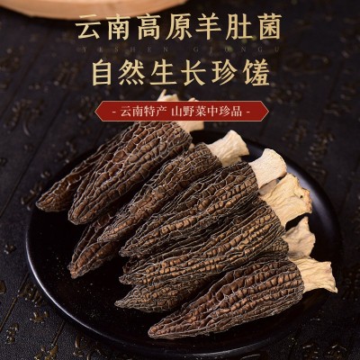 宝鹤霖羊肚菌干货云南土特产菌菇干货伴手礼羊肚菌菌汤包批发1袋图2