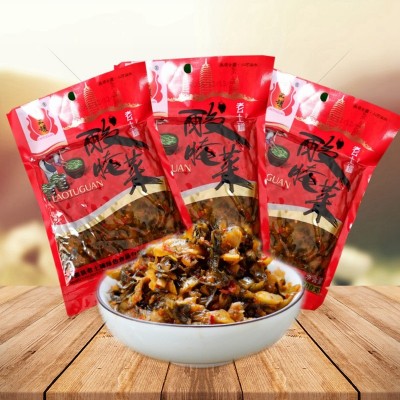 云南老土罐酸腌菜酸菜腌菜特产咸菜下饭香辣酸辣餐饮整箱一件批发2个图4