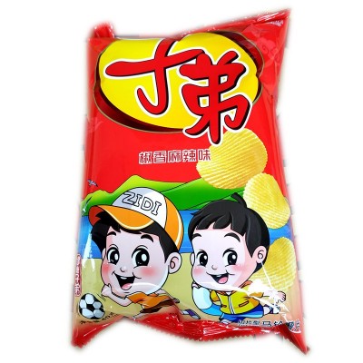 云南子弟土豆片95g薯片大包装多口味组合装零食休闲麻辣小吃网红10袋图5