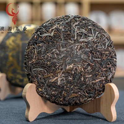 曼松贡茶古树茶200g茶饼普洱茶生茶 云南厂家直销茶叶批发1饼图2