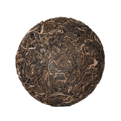 艾腊茶叶批发大叶种古树晒青毛茶普洱茶生茶茶饼厂家定制加工200g100饼图5