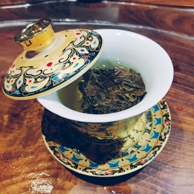批发云南白茶 2023年玲珑小饼饼干茶 布朗山白茶鲜爽甘甜5克白茶1斤图2