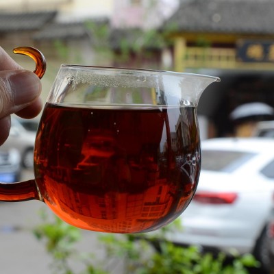 延初茶业 云南普洱茶熟茶357克老班章熟茶大叶茶饼茶厂家 直接发货     1饼图3