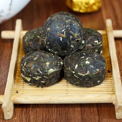 云南糯米香小沱茶新普号普洱茶熟茶普洱小金沱浓香型茶叶厂家批发      1盒图2