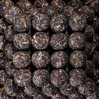 【特价】云南西双版纳 那卡生茶龙珠 普洱茶勐海泉海茶厂茶叶批发    20斤图4
