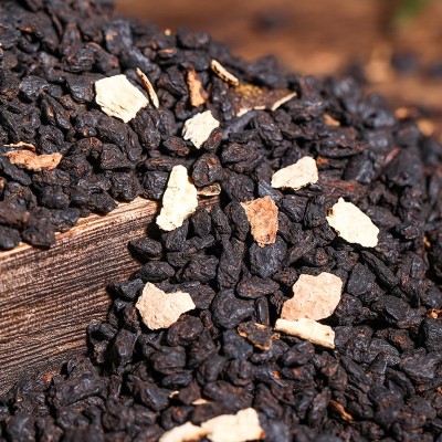 泉海茶厂 十年陈皮碎银子 茶化石云南勐海普洱茶熟茶柑普散茶批发      2斤图3