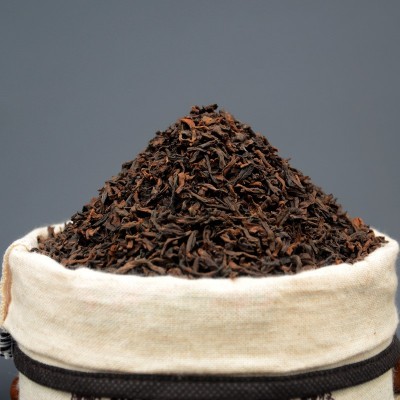 普洱熟茶散茶枣香 批发布袋装云南勐海陈年散装茶布朗山普洱熟茶      2斤图2