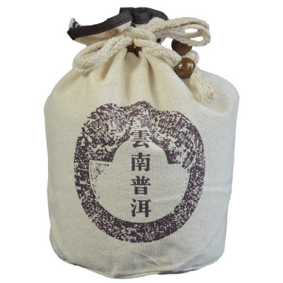 普洱熟茶散茶枣香 批发布袋装云南勐海陈年散装茶布朗山普洱熟茶      2斤图4