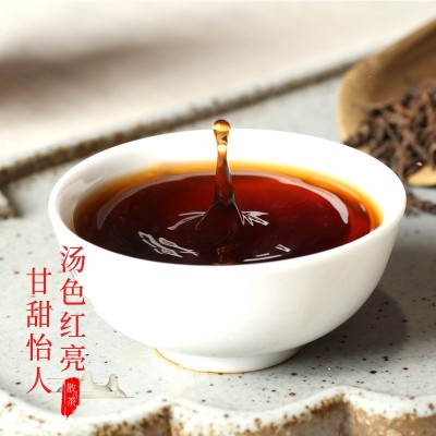 云南永德普洱茶熟茶散茶 古树头春茶叶散装现货批发 酒楼早茶茶饮    2斤图2
