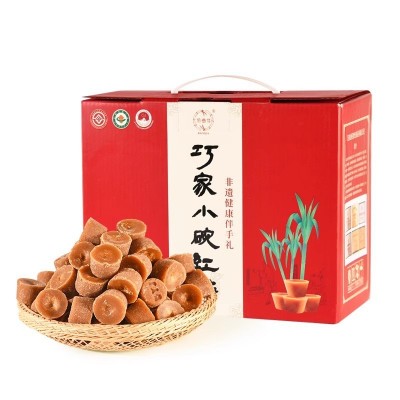 云南手工红糖巧家小碗红糖方形心形小碗原味红糖2500g厂家直销1盒图5