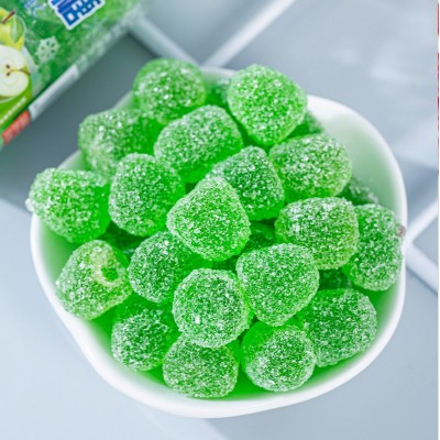 维C软糖批发儿童休闲糖果零食整盒批发彩色水果味软糖瓶装现货1盒图3