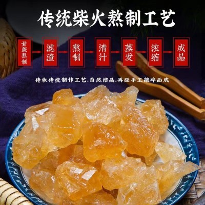 黄冰糖云南纯手工甘蔗老冰糖无添加独立包500g批发一件代发老冰糖2瓶图3