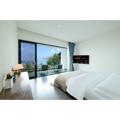 听沙·180°正海景大床房（海景阳台+喜临门静音乳胶床垫+抗菌除螨亲肤布草+中央空调+负离子吹风机+图2