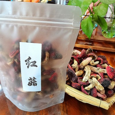 正红菇干货 武夷山红菇 菇丁月子红菇红椎菌干品煲汤食材批发1件图2