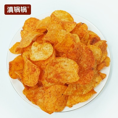 高原土豆片108g云南特产滇锅锅贵州小吃宿舍薯片网红零食脆爽10包图5