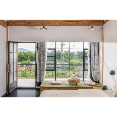 自在｜花园露台观景大床房(高清投影·深睡零压床垫·清氧空调·科勒马桶·松下吹风机·田野茶室·森林露台图1
