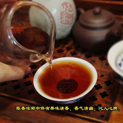 云南普洱茶熟茶叶500g茶化石批发 陈年糯米香免洗普洱散茶碎银子1斤图4