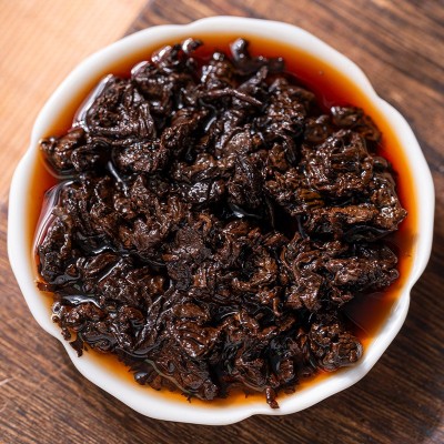 云南临沧普洱茶熟茶宫廷普洱散茶薄片浓香型现货厂家直销批发零售8块