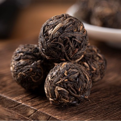 20颗勐海恒福茶厂批发云南普洱生茶古树龙珠生普洱球装古树龙珠1个图3