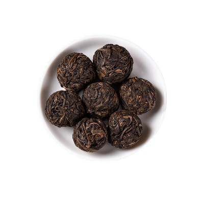 20颗勐海恒福茶厂批发云南普洱生茶古树龙珠生普洱球装古树龙珠1个图4