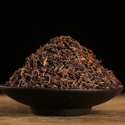2013年金芽熟茶】茶厂直供普洱茶熟茶金芽普洱宫廷批发散茶 500g装1斤图2