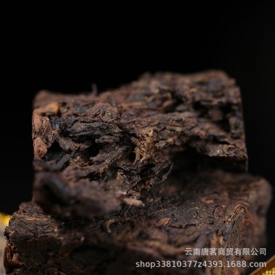 批发云南普洱茶 散装小沱茶 熟茶陈年乔木陈香小金砖 醇香小方砖1斤